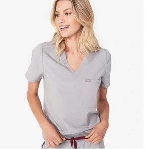 Wear Figs Limited Edition Cement Catarina Scrub Top XS